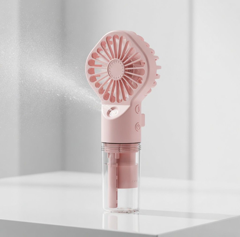 Ventilateur Brumisateur Rechargeable Ultra Compact