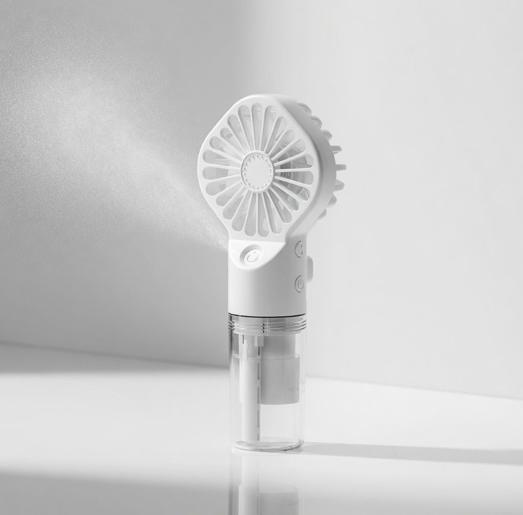 Ventilateur Brumisateur Rechargeable Ultra Compact
